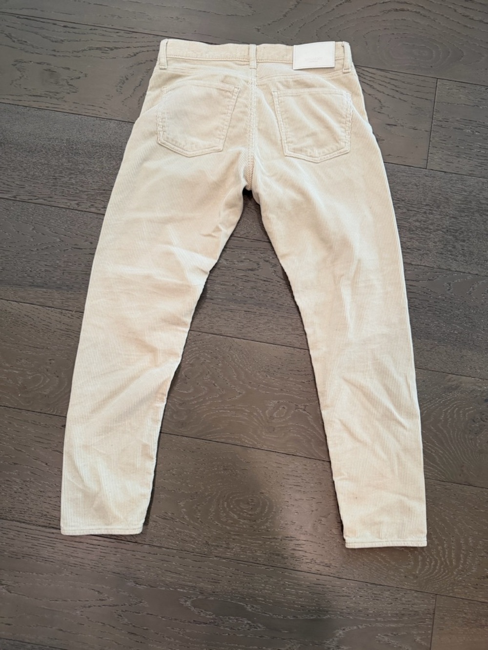 Moussy Off-White Corduroy pants